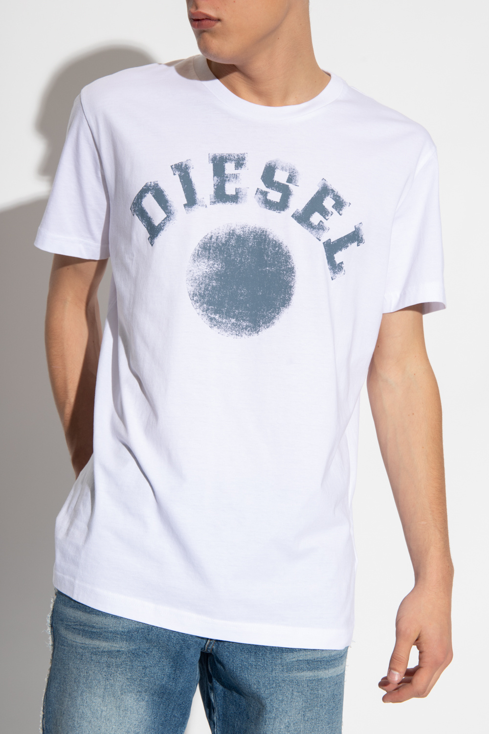 Diesel Tシャツ T-DIEGOR-K54 Diesel T-DIEGOR-K54 Black / Red - Free delivery | Spartoo